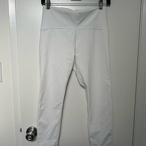 Lululemon White High-Waisted Leggings